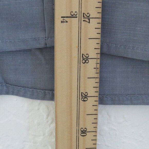 Chef‎ Works* Men's Long Tab Pocket Sleeve Button Down Curved Hem Shirt~ Size XL - Picture 9 of 11